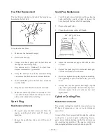 Preview for 19 page of Maruyama M-LINE MT23L Owner'S/Operator'S Manual