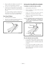 Preview for 43 page of Maruyama M270QC Owner'S/Operator'S Manual