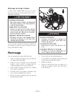 Preview for 72 page of Maruyama M27QC Owner'S/Operator'S Manual