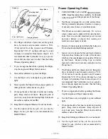 Preview for 13 page of Maruyama M30BK-S Operator'S Manual