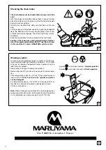 Предварительный просмотр 17 страницы Maruyama MCV51 Instruction Manual