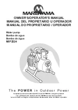 Preview for 1 page of Maruyama MIP2524 Owner'S Manual