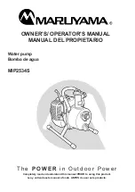 Предварительный просмотр 1 страницы Maruyama MIP2534S Owner'S/Operator'S Manual