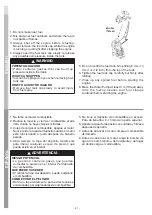 Предварительный просмотр 28 страницы Maruyama MIP2534S Owner'S/Operator'S Manual