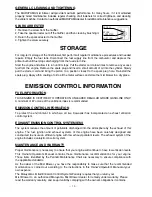 Предварительный просмотр 20 страницы Maruyama MM181 Operator'S Manual