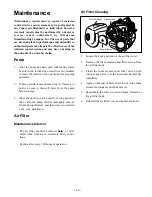 Preview for 21 page of Maruyama MP2531CE-1 Operating Manual