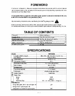 Предварительный просмотр 2 страницы Maruyama MP2532E2 Owner'S/Operator'S Manual