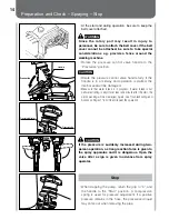 Предварительный просмотр 16 страницы Maruyama MS315 Instruction Manual