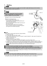 Предварительный просмотр 20 страницы Maruyama MSW1012 Owner'S/Operator'S Manual