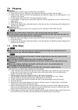 Предварительный просмотр 24 страницы Maruyama MSW1012 Owner'S/Operator'S Manual