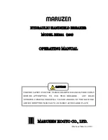 Preview for 1 page of MARUZEN KOGYO BH221 Operating Manual