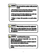 Preview for 6 page of MARUZEN KOGYO BH221 Operating Manual