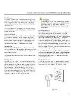 Preview for 3 page of Marvel 24" Refrigerated Drawers 6ORDE Operating And Maintenance Instructions Manual