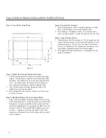 Preview for 6 page of Marvel 24" Refrigerated Drawers 6ORDE Operating And Maintenance Instructions Manual