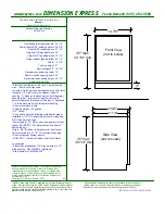 Предварительный просмотр 1 страницы Marvel 30iM-SS-F Dimensions