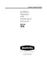 Marvel 6SBARE Installation, Operation And Maintenance Instructions preview