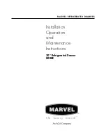 Предварительный просмотр 1 страницы Marvel 80RDE Installation, Operation And Maintenance Instructions