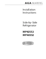 Marvel AGA MP42SS2 Installation Instructions Manual preview