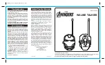 Предварительный просмотр 1 страницы Marvel AVENGERS AV-202 Manual