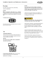 Preview for 12 page of Marvel MA14CRSCXB Installation, Operation And Maintenance Instructions