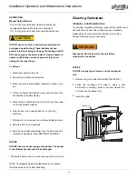 Preview for 15 page of Marvel MA14CRSCXB Installation, Operation And Maintenance Instructions