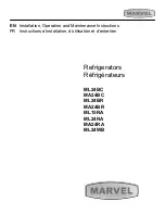 Preview for 1 page of Marvel MA24BC Installation, Operation And Maintenance Instructions