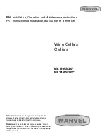 Marvel ML15WSG0 Series Installation, Operation And Maintenance Instructions preview