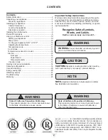 Предварительный просмотр 2 страницы Marvel ML24FA Installation, Operation And Maintenance Instructions