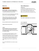 Preview for 5 page of Marvel MO15CRS1XS Installation, Operation And Maintenance Instructions