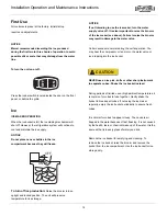 Preview for 14 page of Marvel MO15CRS1XS Installation, Operation And Maintenance Instructions