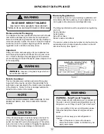 Preview for 3 page of Marvel MS15RA Installation, Operation And Maintenance Instructions