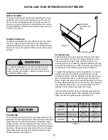 Preview for 4 page of Marvel MS15RA Installation, Operation And Maintenance Instructions