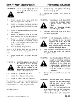 Preview for 41 page of Marvel SPARTAN IRONWORKER Manual