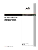 Marvell Alaska Ultra 88E1111 Product Brief preview