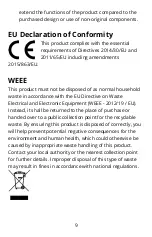 Preview for 9 page of Marvo CM310WH User Manual