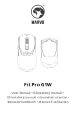 Preview for 1 page of Marvo Fit Pro G1W User Manual