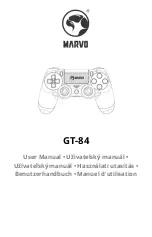 Preview for 1 page of Marvo GT-84 User Manual