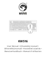 Marvo KW516 User Manual preview