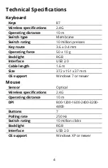 Preview for 4 page of Marvo KW516 User Manual