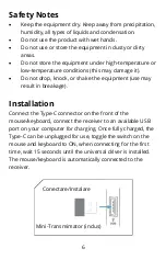 Preview for 6 page of Marvo KW516 User Manual