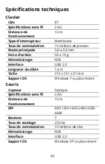 Preview for 45 page of Marvo KW516 User Manual