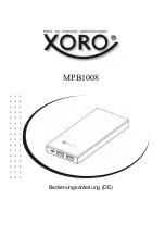 MAS Elektronik XORO MPB1008 Operation Manual preview