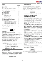 Preview for 14 page of MAS DAF ENDURO 100 Lite Operating Manual