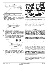 Preview for 21 page of MASCHIO GASPARDO BISONTE 220 Use And Maintenance