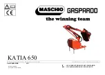 Предварительный просмотр 1 страницы MASCHIO GASPARDO EGL0025OS Use And Maintenance