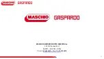 Предварительный просмотр 19 страницы MASCHIO GASPARDO PITAGORA Assembly Instructions Manual