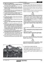 Предварительный просмотр 107 страницы Maschio ATTILA 250 Use And Maintenance