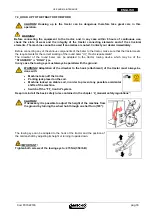 Preview for 35 page of Maschio ENTRY 120 Use And Maintenance