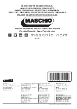 Preview for 88 page of Maschio ENTRY 120 Use And Maintenance