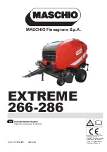 Предварительный просмотр 1 страницы Maschio EXTREME 266 HTC Use And Maintenance